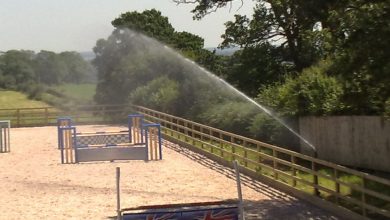 horse arena watering system