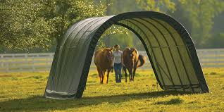 How to anchor a horse shelter