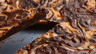 Cajeta Cream Cheese Brownie Tart Recipe | Epicurious