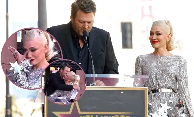 Blake Shelton's Speech About Gwen Stefani Leaves Her in Tears
