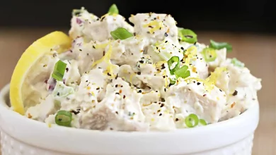 Lemon Pepper Chicken Salad | Created by Diane